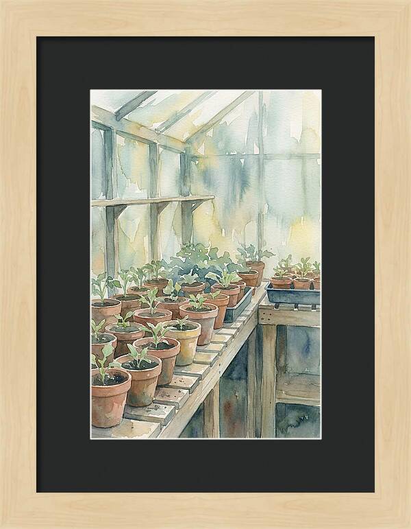 Garden Greenhouse Serenity