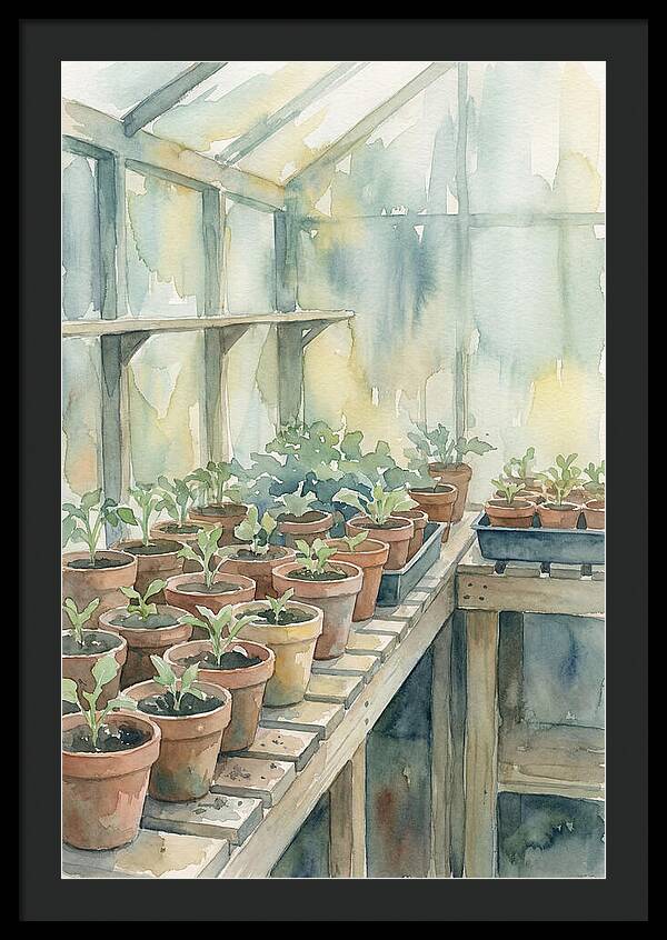 Garden Greenhouse Serenity