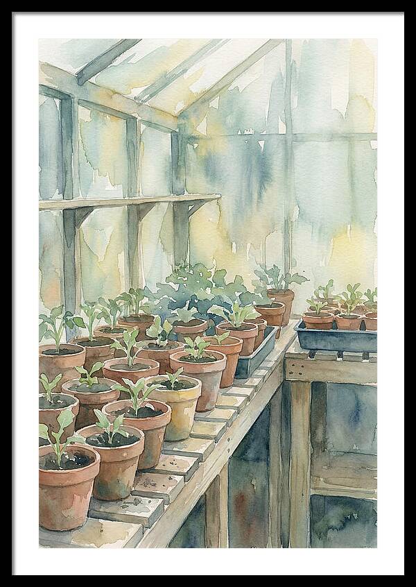 Garden Greenhouse Serenity