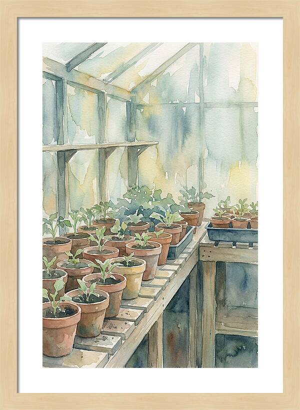 Garden Greenhouse Serenity
