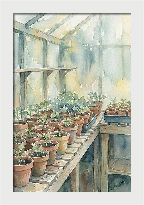 Garden Greenhouse Serenity