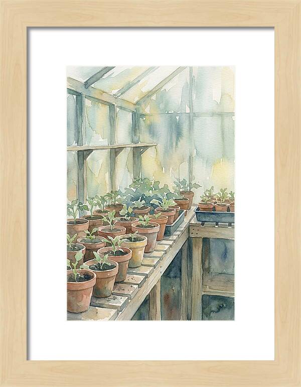 Garden Greenhouse Serenity