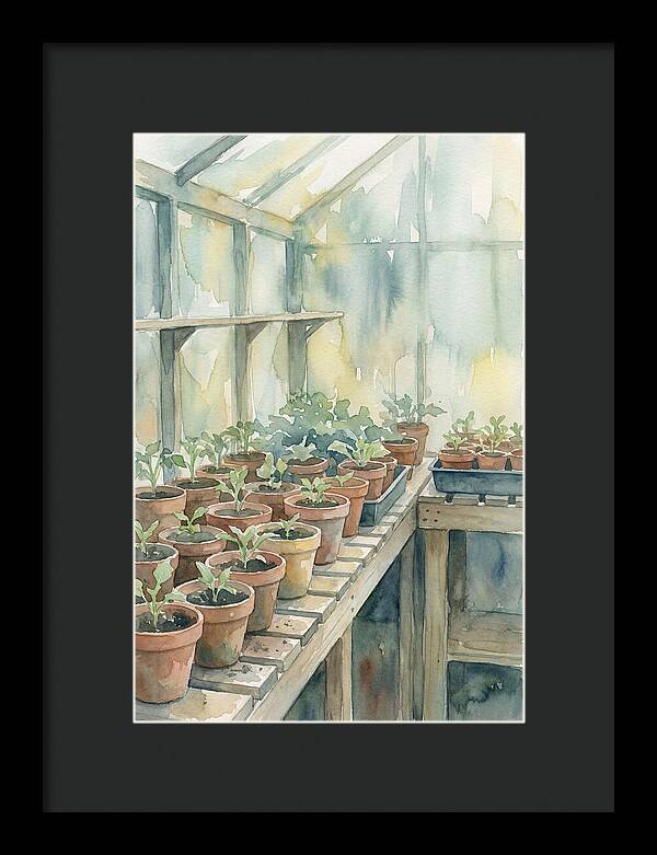 Garden Greenhouse Serenity