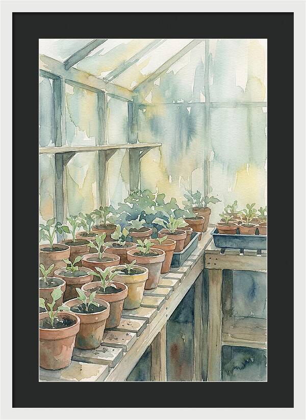 Garden Greenhouse Serenity