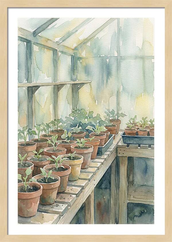 Garden Greenhouse Serenity
