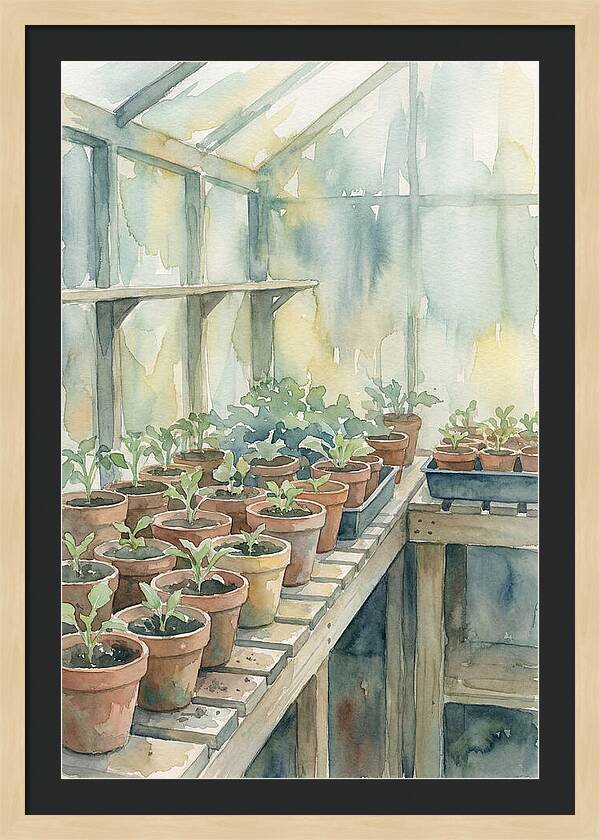 Garden Greenhouse Serenity