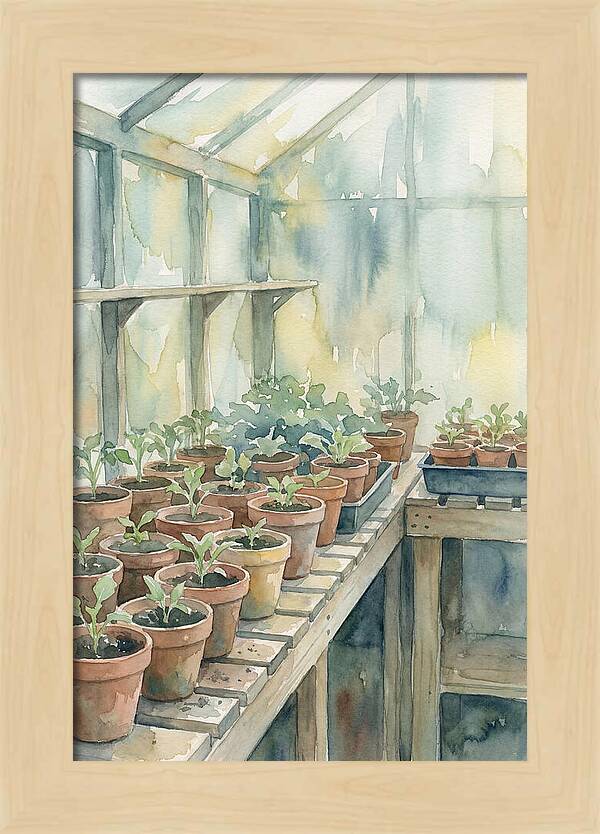 Garden Greenhouse Serenity