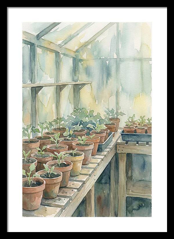 Garden Greenhouse Serenity