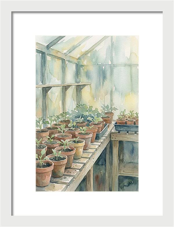 Garden Greenhouse Serenity