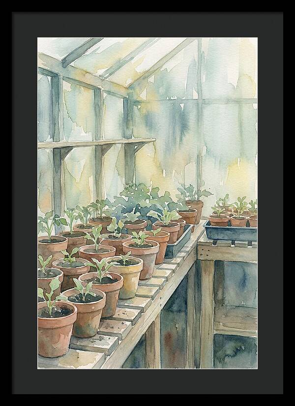 Garden Greenhouse Serenity