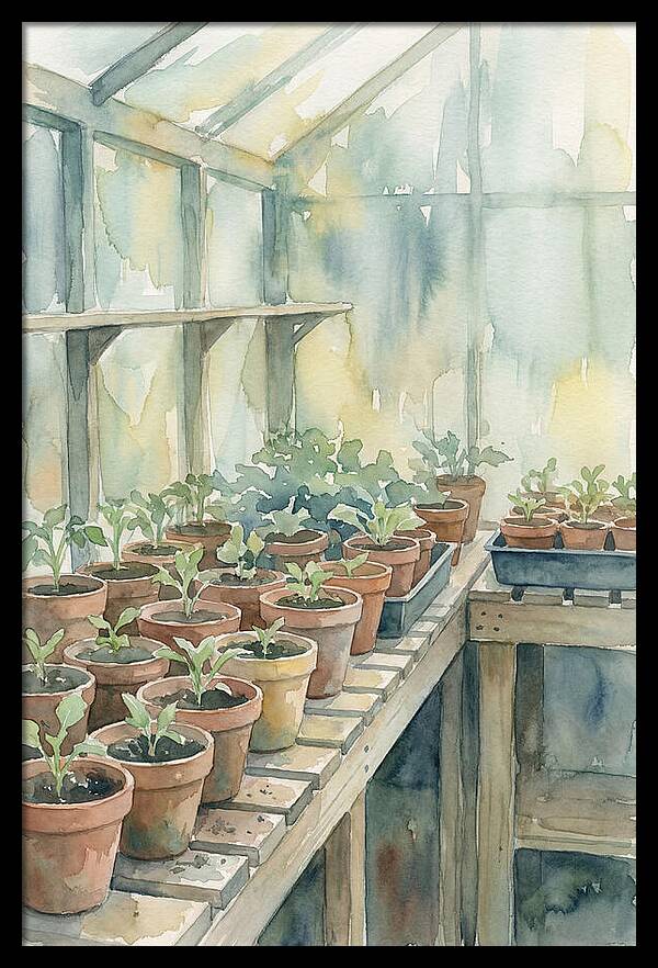 Garden Greenhouse Serenity