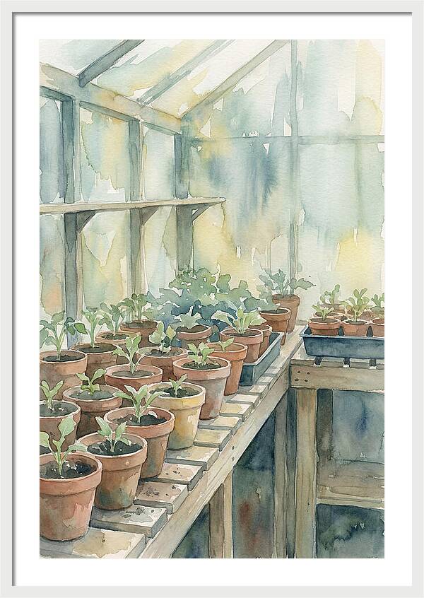 Garden Greenhouse Serenity