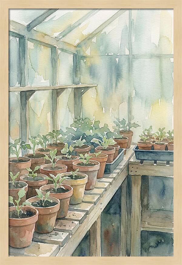 Garden Greenhouse Serenity
