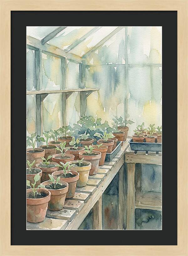 Garden Greenhouse Serenity