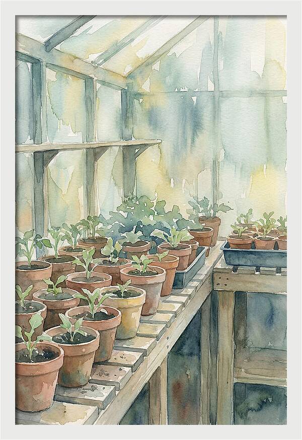 Garden Greenhouse Serenity