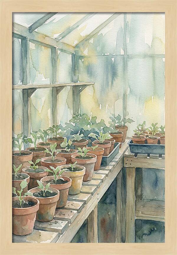Garden Greenhouse Serenity