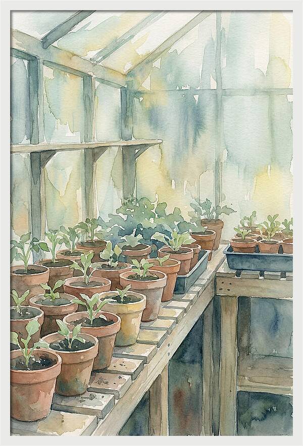 Garden Greenhouse Serenity