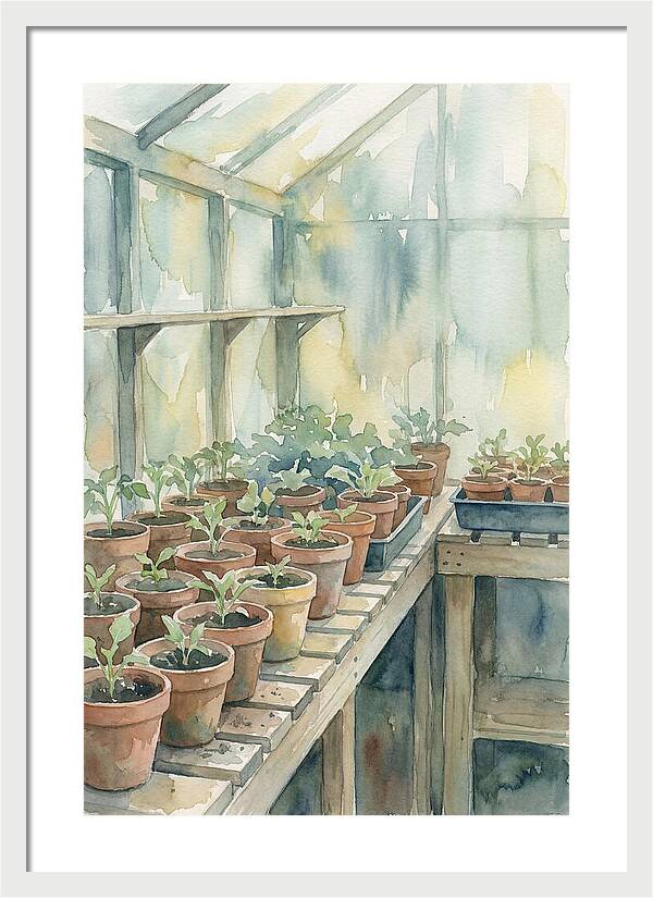 Garden Greenhouse Serenity