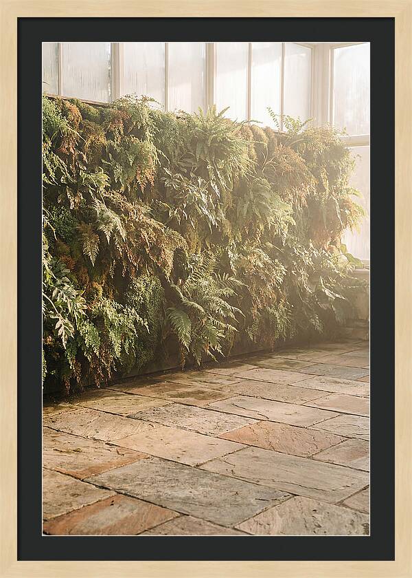 Garden Oasis With Living Wall