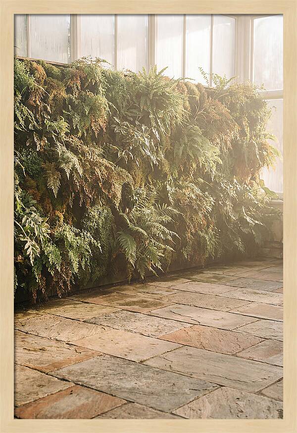 Garden Oasis With Living Wall