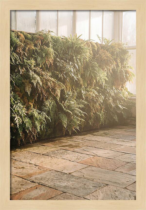 Garden Oasis With Living Wall