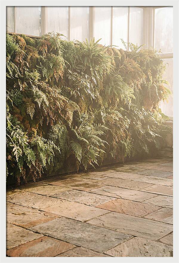 Garden Oasis With Living Wall