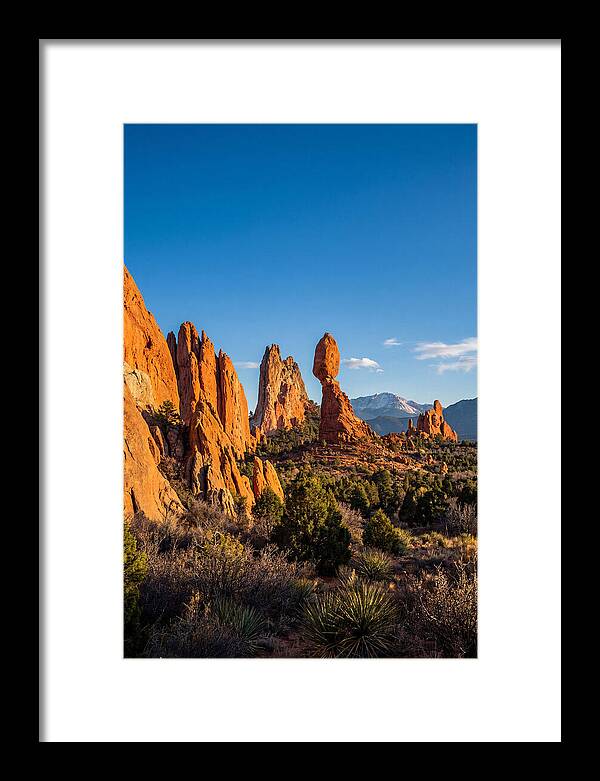 Garden Of The Gods At Golden Hour