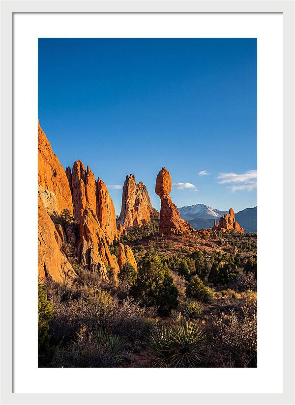Garden Of The Gods At Golden Hour