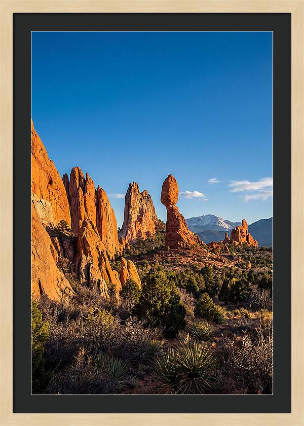 Garden Of The Gods At Golden Hour