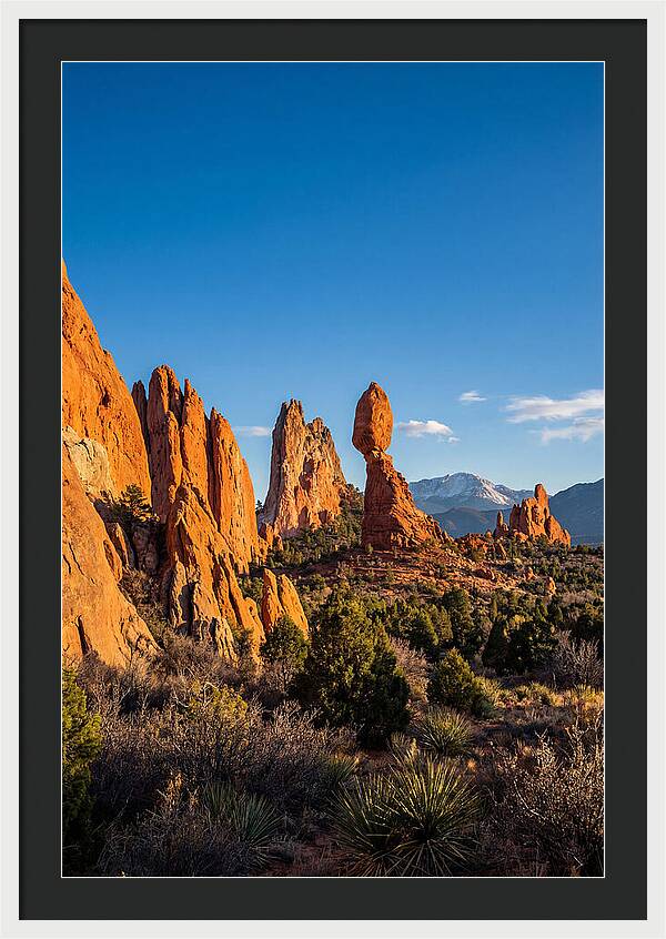 Garden Of The Gods At Golden Hour