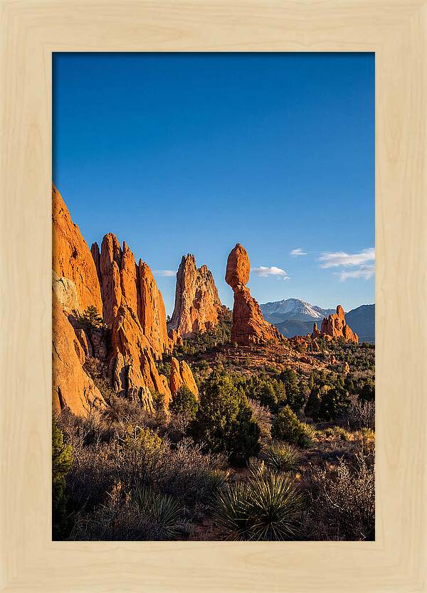 Garden Of The Gods At Golden Hour