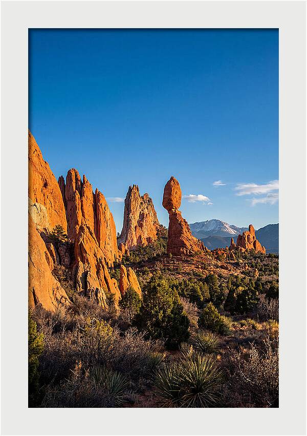 Garden Of The Gods At Golden Hour
