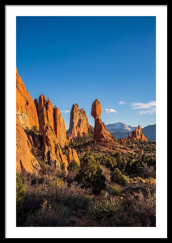 Garden Of The Gods At Golden Hour