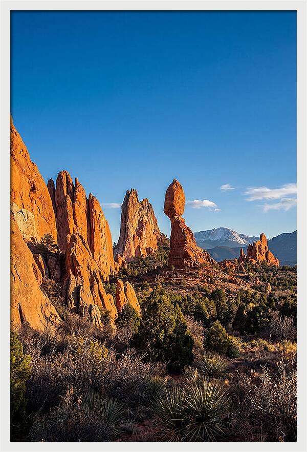 Garden Of The Gods At Golden Hour