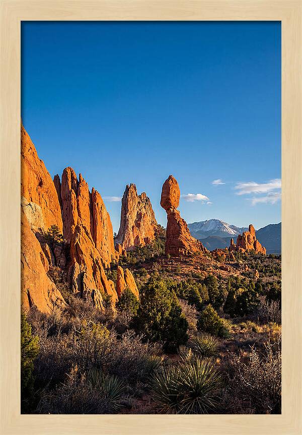 Garden Of The Gods At Golden Hour