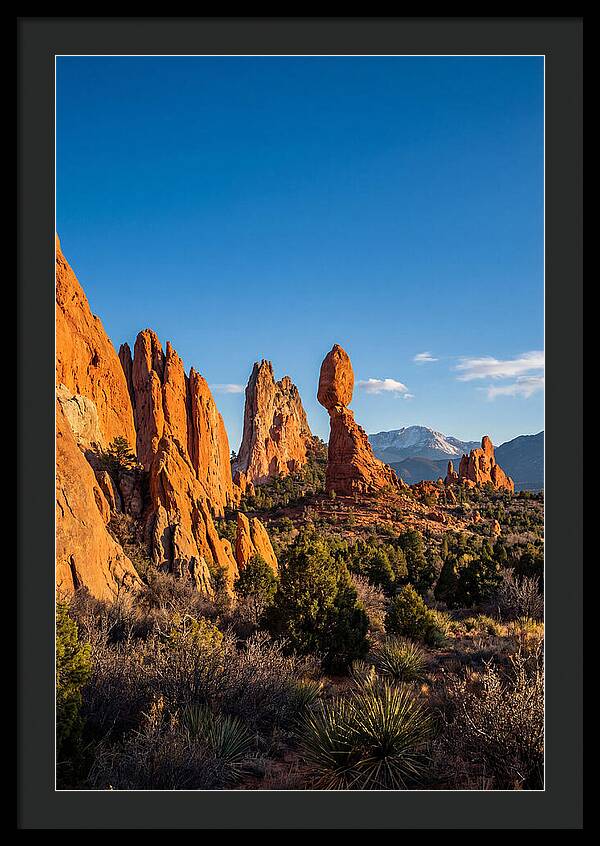 Garden Of The Gods At Golden Hour