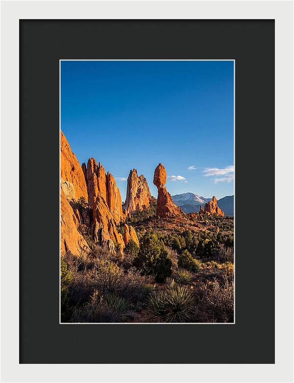 Garden Of The Gods At Golden Hour