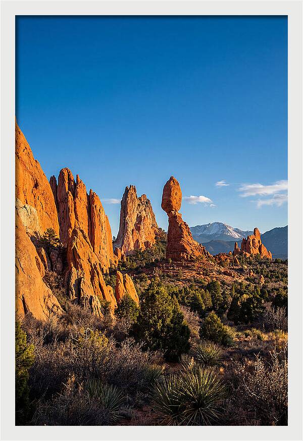 Garden Of The Gods At Golden Hour