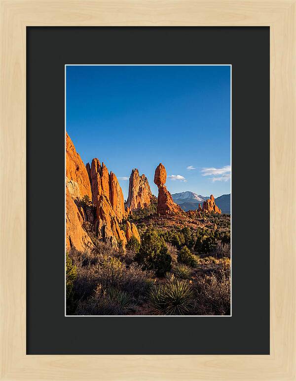 Garden Of The Gods At Golden Hour