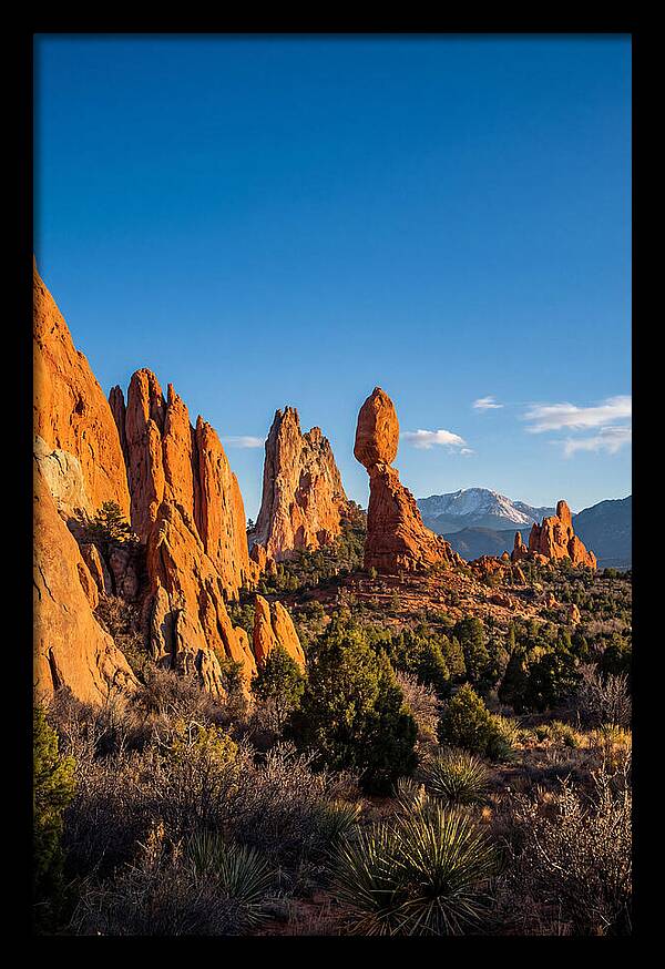 Garden Of The Gods At Golden Hour