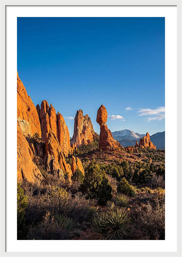 Garden Of The Gods At Golden Hour