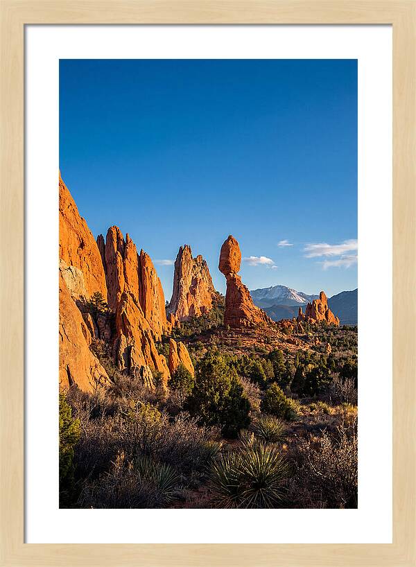 Garden Of The Gods At Golden Hour