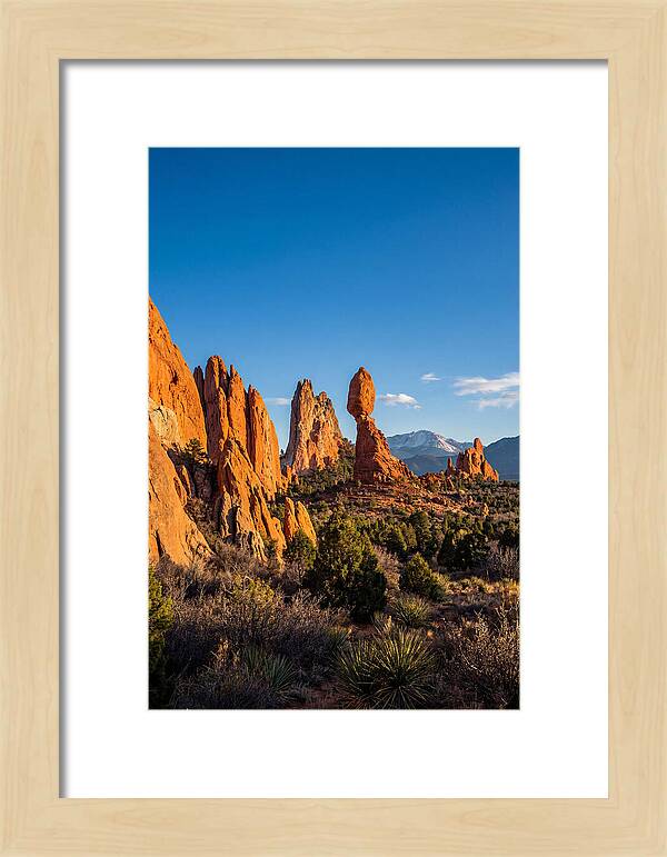 Garden Of The Gods At Golden Hour