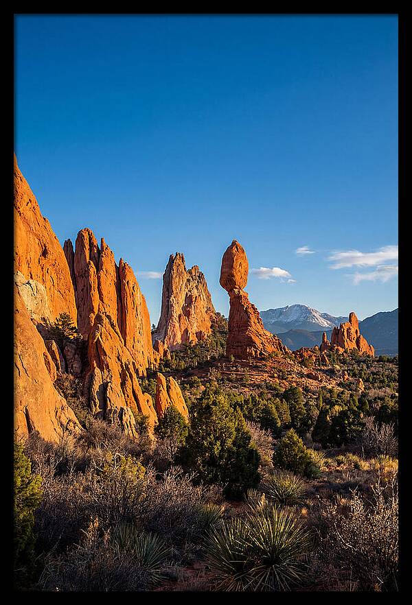 Garden Of The Gods At Golden Hour