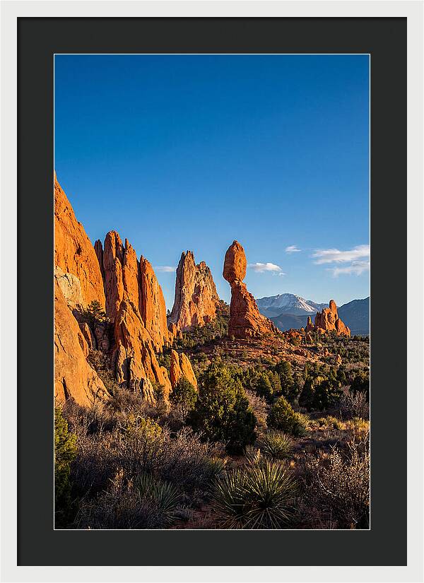 Garden Of The Gods At Golden Hour