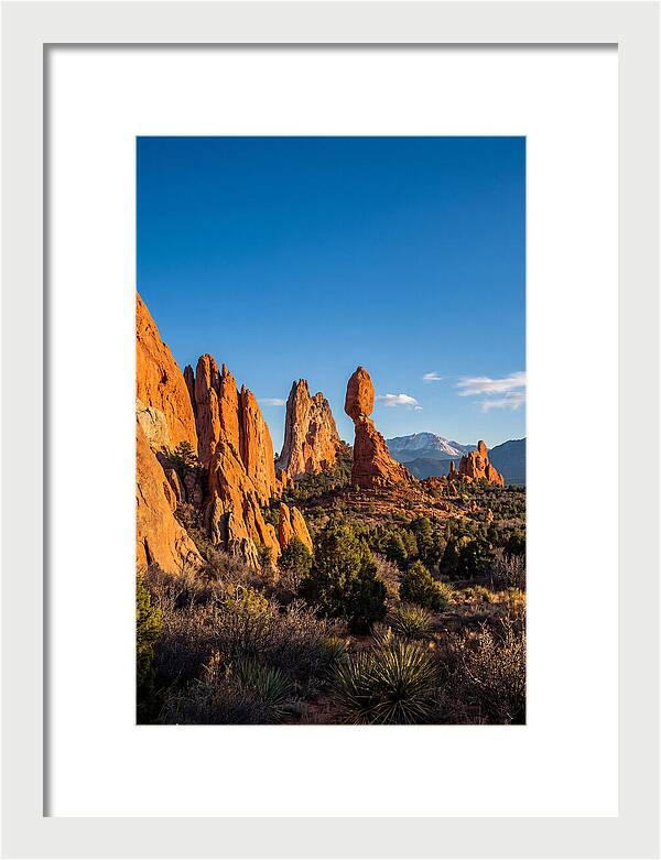 Garden Of The Gods At Golden Hour