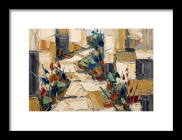 Garden Path In Palette Knife Style