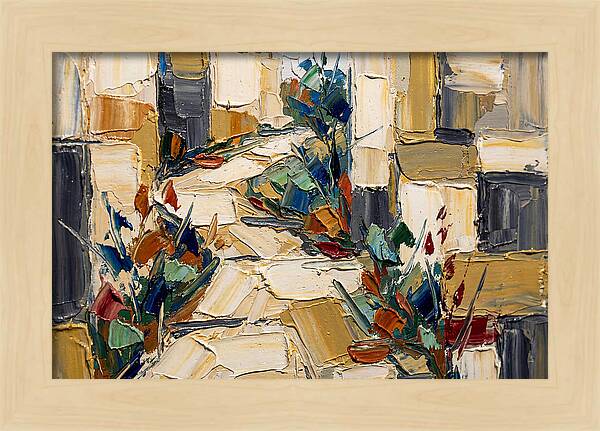 Garden Path In Palette Knife Style