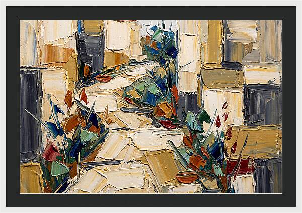 Garden Path In Palette Knife Style