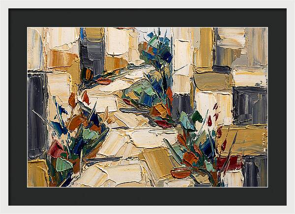 Garden Path In Palette Knife Style
